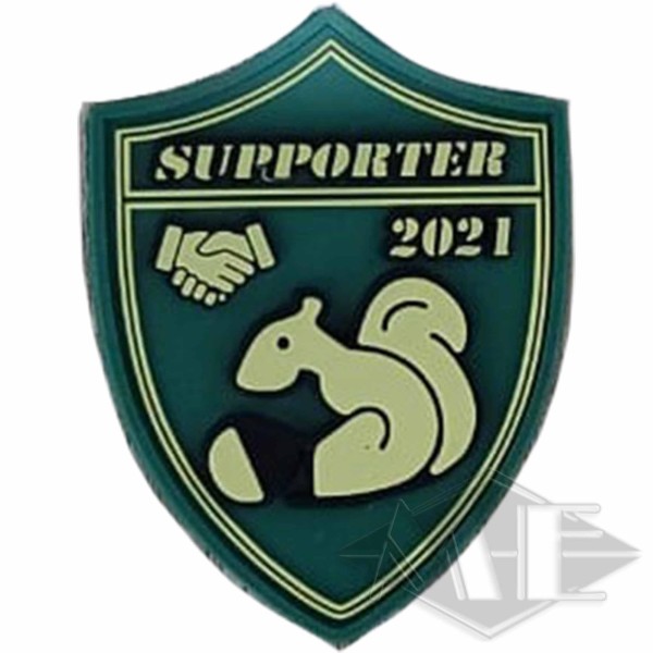 Klettabzeichen "Supporter 2021" (PaintballFabrik - Area-M)