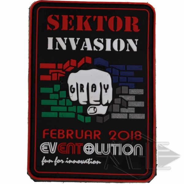 Klettabzeichen "Sektor Invasion" 2018