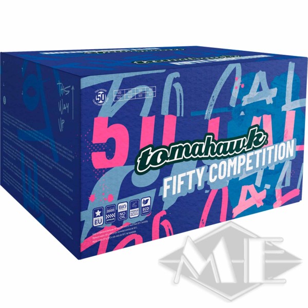 Tomahawk cal.50 "Fifty Competition" Paintballs, 4000er Kiste