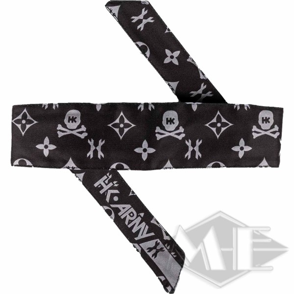 HK Army Headband - Monogram schwarz/grau