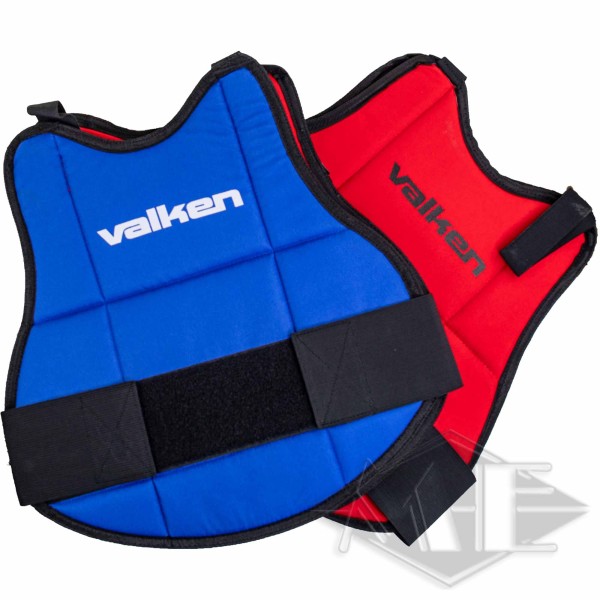 Valken Chestprotector für Kinder - Blau/Rot wendbar